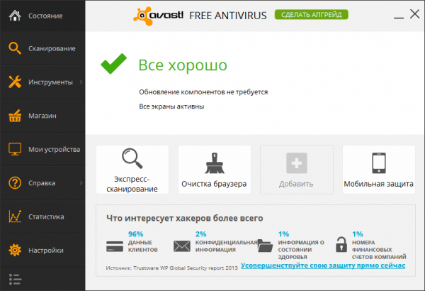 avast! Free Antivirus 2014
