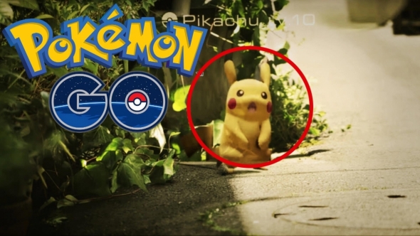 Пример игры Pokemon go